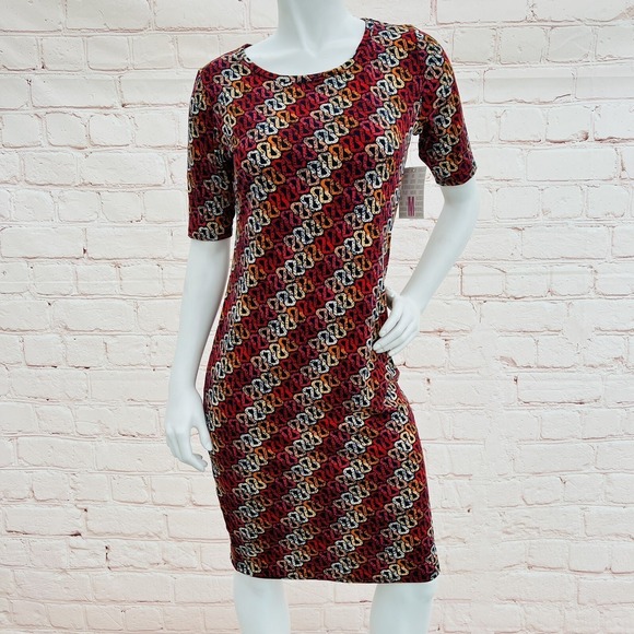 LuLaRoe Dresses & Skirts - LulaRoe Julia T-Shirt Dress Size M  Short Sleeves Casual